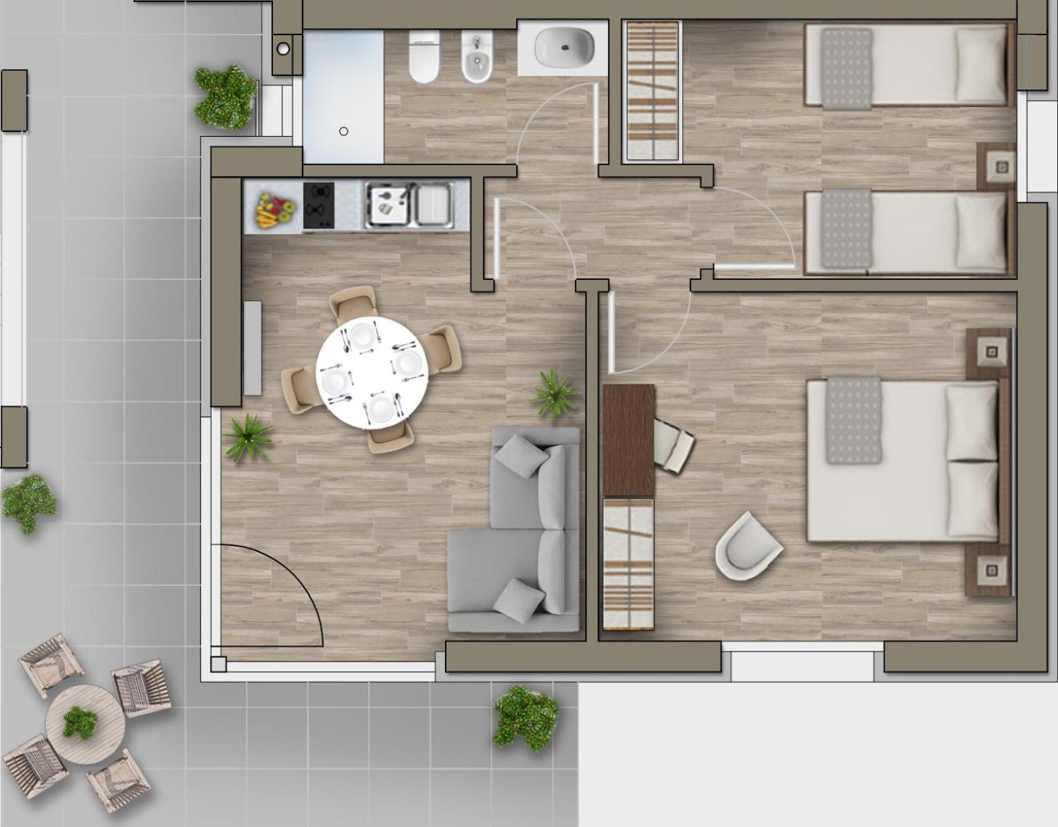 Prada' Home Eco Suites Бардоліно Номер фото